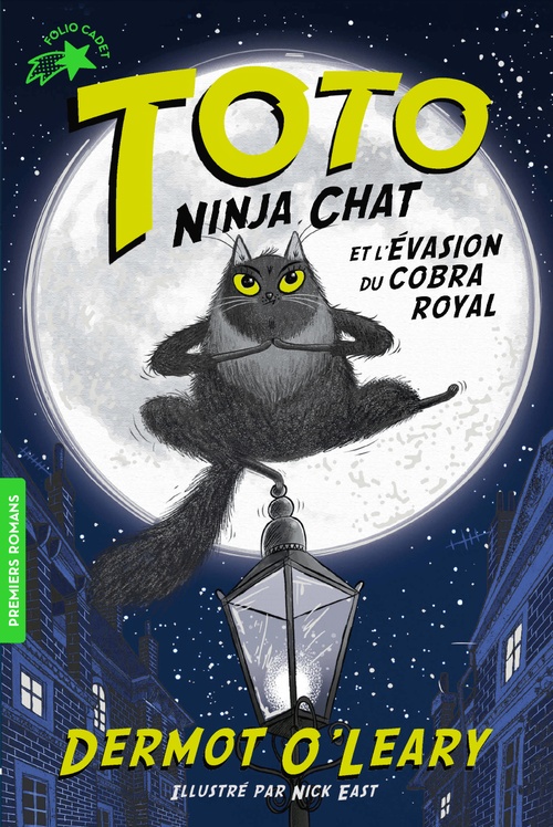 ebook cover of Toto Ninja chat (Tome 1) - Toto Ninja chat et l'évasion du cobra royal, by Dermot O'Leary
