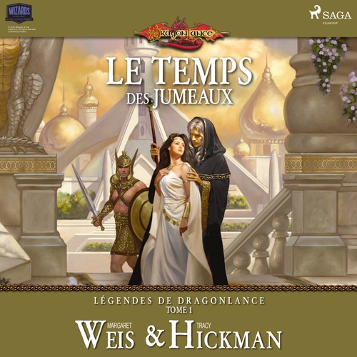 Couverture audiobook de Légendes de Dragonlance, Tome 1 : Le Temps des jumeaux, de Margaret Weis, Tracy Hickman