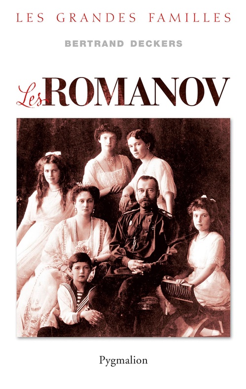 Couverture ebook de Les Romanov, de Bertrand Deckers
