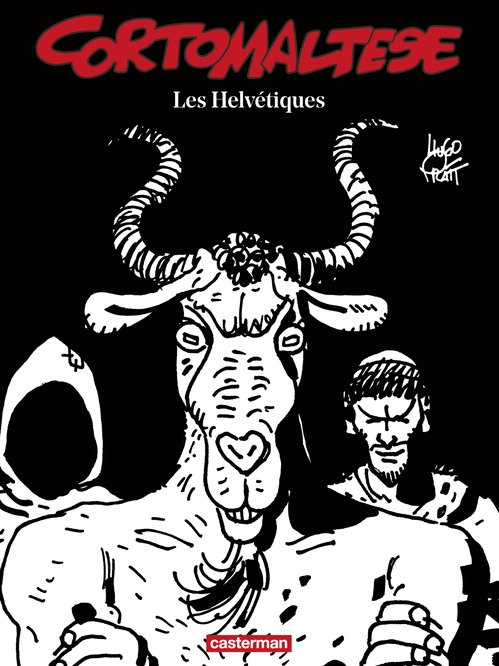Couverture ebook de Corto Maltese (Tome 11) - Les Helvétiques (édition enrichie noir et blanc), de Hugo Pratt