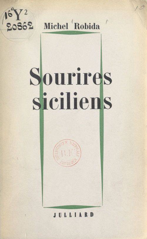 Couverture ebook de Sourires siciliens, de Michel Robida