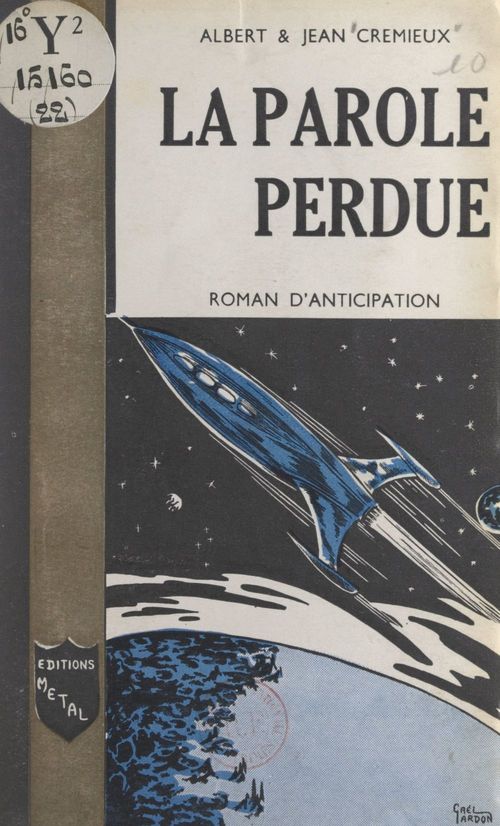 ebook cover of La parole perdue, by Albert Cremieux, Jean Cremieux