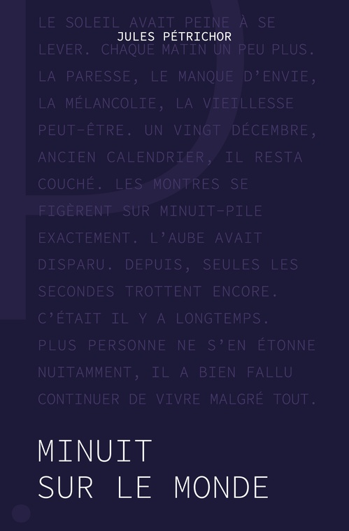Couverture ebook de Minuit sur le monde, de Enness Edwood, Jules Pétrichor