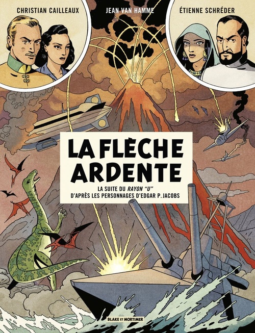 ebook cover of Avant Blake et Mortimer - Tome 2 - La Flèche ardente, by Jean Van Hamme, Christian Cailleaux, Etienne Schreder