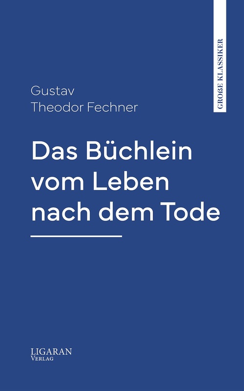 ebook cover of Das Büchlein vom Leben nach dem Tode, by Gustav Theodor Fechner