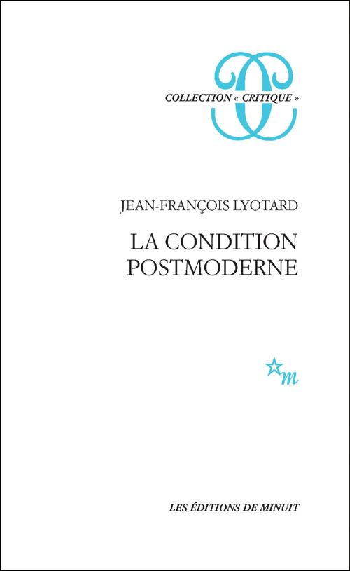 Couverture ebook de La Condition postmoderne, de Jean-françois Lyotard