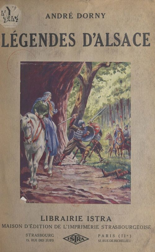 Couverture ebook de Légendes d'Alsace, de Andre Dorny