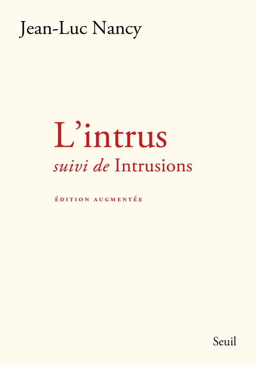 ebook cover of L'Intrus, by Jean-Luc Nancy