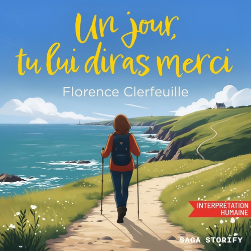 audiobook cover of Un jour, tu lui diras merci, by Florence Clerfeuille