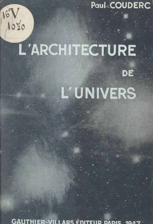 Couverture ebook de L'architecture de l'univers, de Paul Couderc