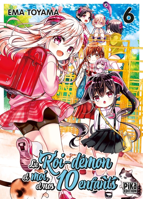 Couverture ebook de Le Roi-Démon et moi, et nos 10 enfants T06, de Ema Toyama