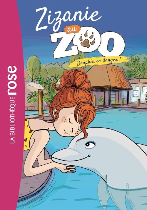 ebook cover of Zizanie au zoo 05 - Dauphin en danger !, by Cécile Alix