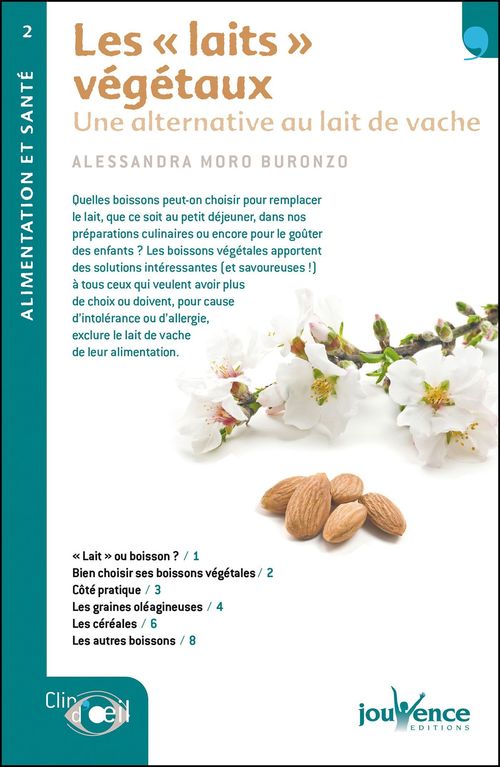 Couverture ebook de Les laits végétaux, de Alessandra Moro Buronzo