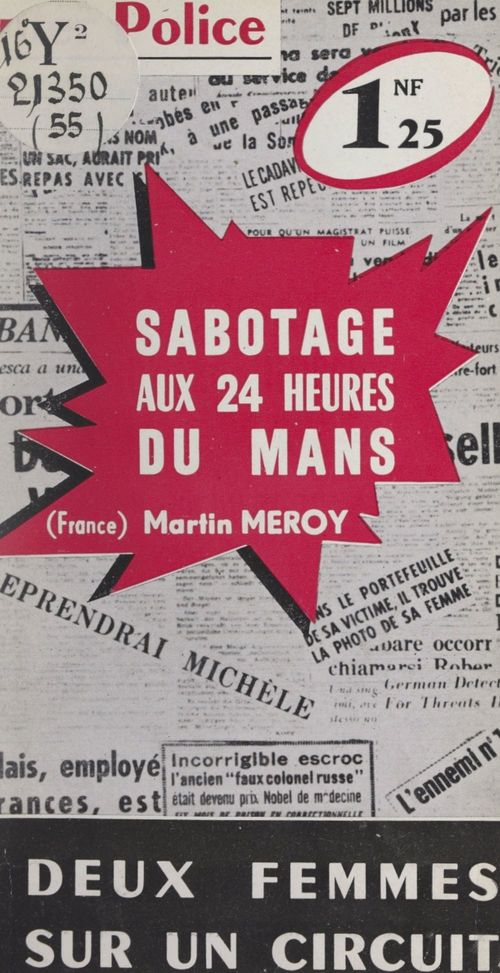 ebook cover of Sabotage aux 24 Heures du Mans, by Martin Meroy