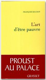 Couverture ebook de L'art d'être pauvre, de François Baudot