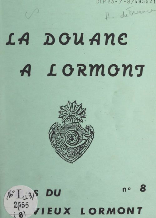 ebook cover of La douane à Lormont, by Henri Souque
