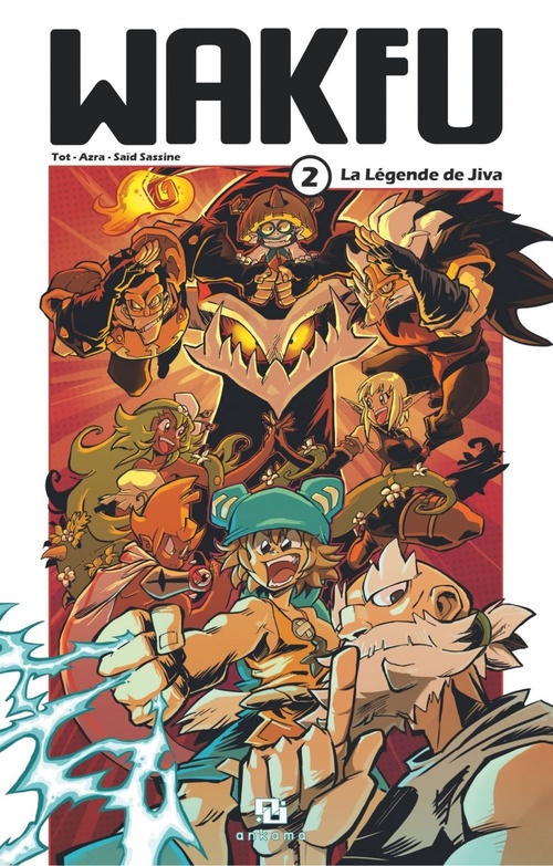 ebook cover of Wakfu Manga - Tome 2 - La Légende de Jiva, by Azra, Tot, Saïd Sassine