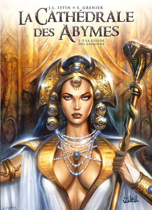 Couverture ebook de La Cathédrale des Abymes T02 - La Guilde des assassins, de Jean-Luc Istin
