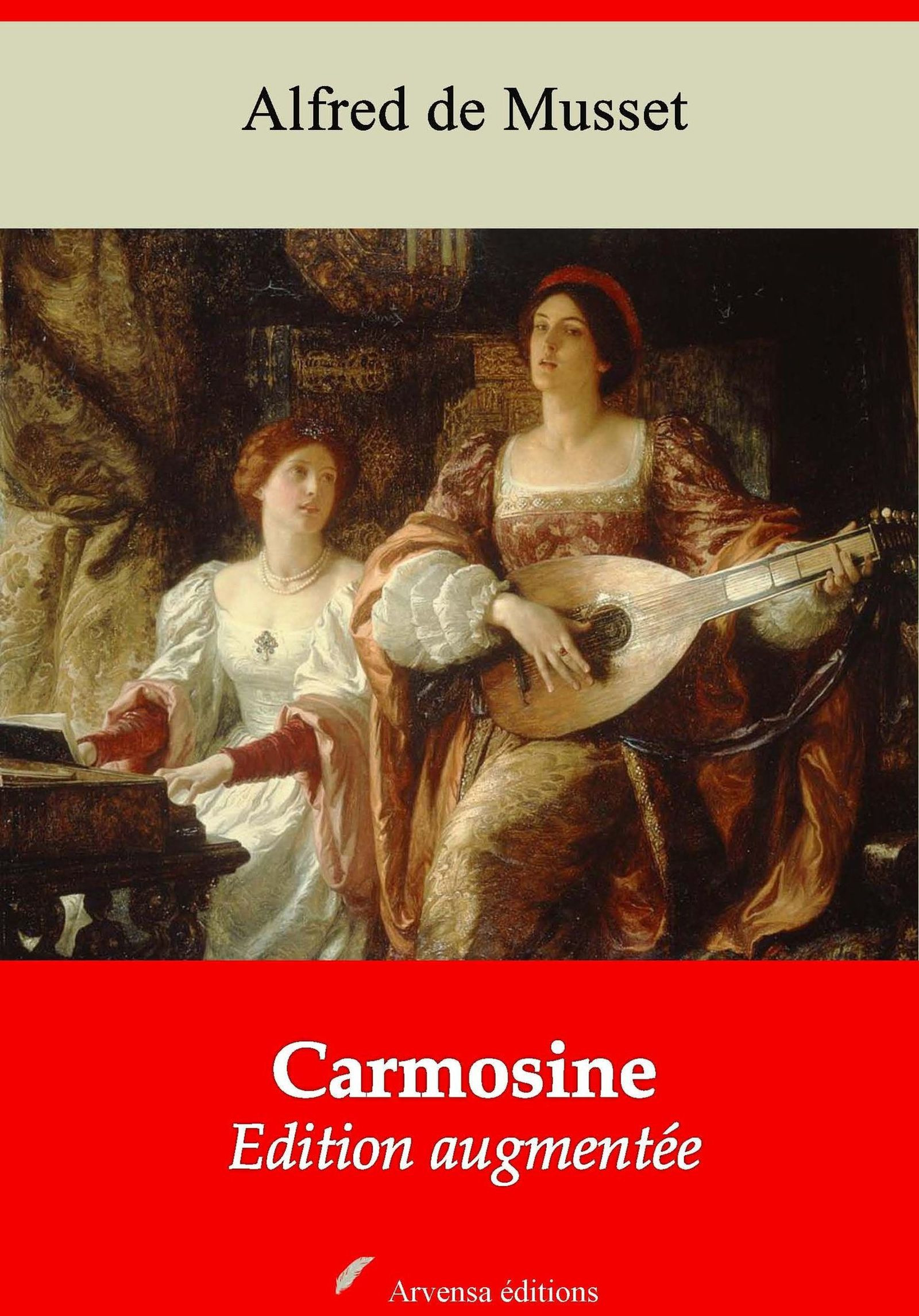 Couverture ebook de Carmosine - suivi d'annexes, de Alfred De Musset
