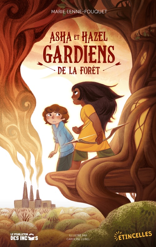 ebook cover of Asha et Hazel, gardiens de la forêt, by Marie Lenne-Fouquet, Caroline Liebel