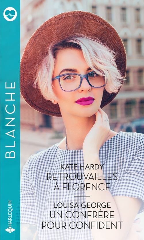 Couverture ebook de Retrouvailles à Florence - Un confrère pour confident, de Louisa George, Kate Hardy