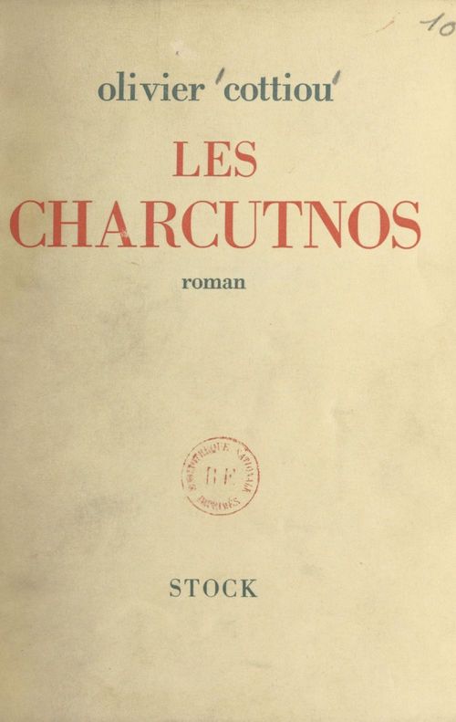 Couverture ebook de Les charcutnos, de Olivier Cottiou