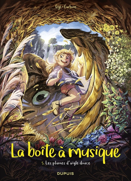 ebook cover of La boîte à musique - Tome 5 - Les plumes d'aigle douce, by Carbone, Gijé