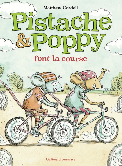 ebook cover of Pistache et Poppy font la course, by Matthew Cordell