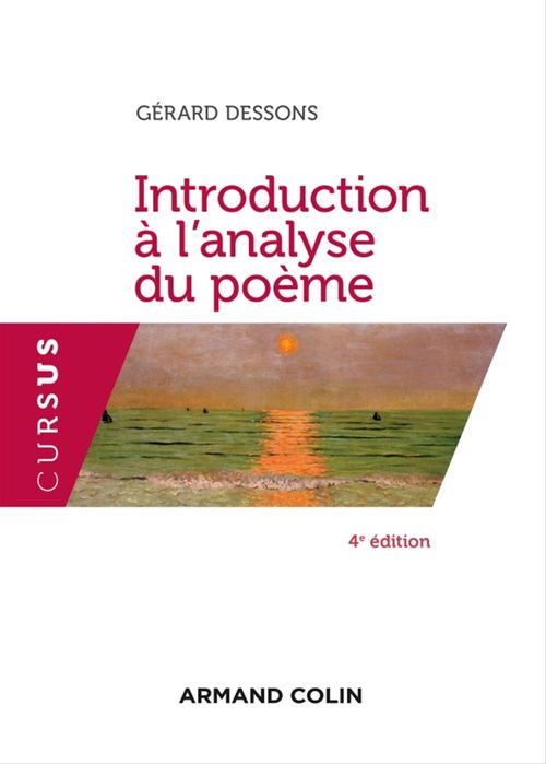 ebook cover of Introduction à l'analyse du poème - 4e éd., by Gérard Dessons
