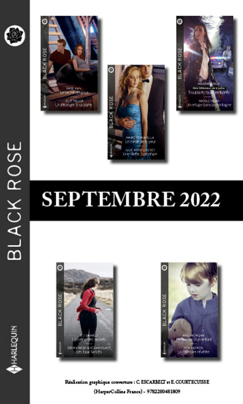 ebook cover of Pack mensuel Black Rose - 10 romans (Septembre 2022), by Collectif