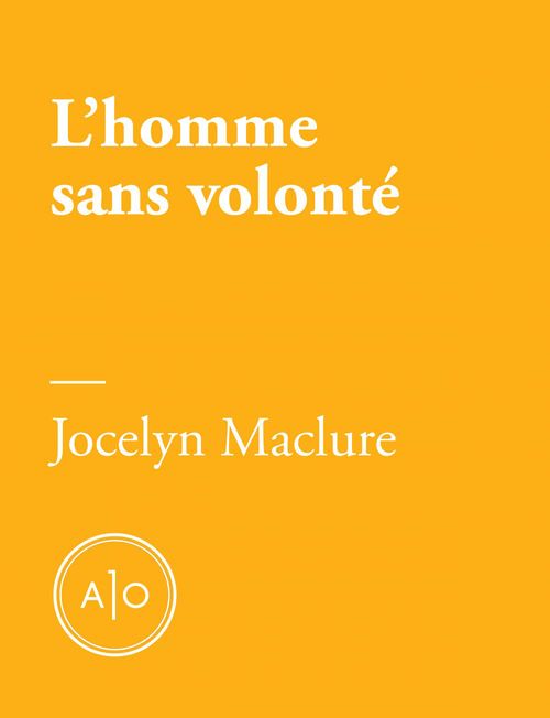 Couverture ebook de L´homme sans volonté, de Jocelyn Maclure