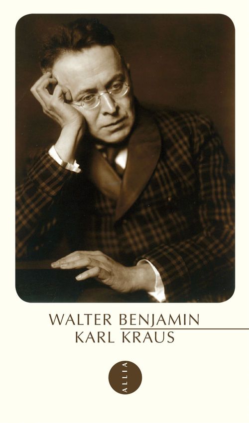 ebook cover of Karl Kraus, by Walter Benjamin