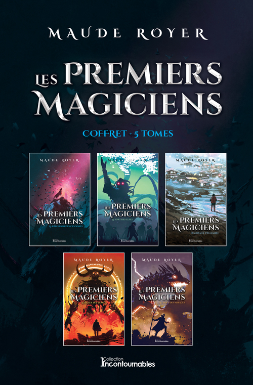 Couverture ebook de Pentalogie Les premiers magiciens, de Maude Royer
