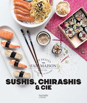 Couverture ebook de Sushis, chirashis et cie, de Mathilda Motte
