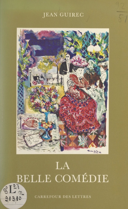 Couverture ebook de La belle comédie, de Jean Guirec