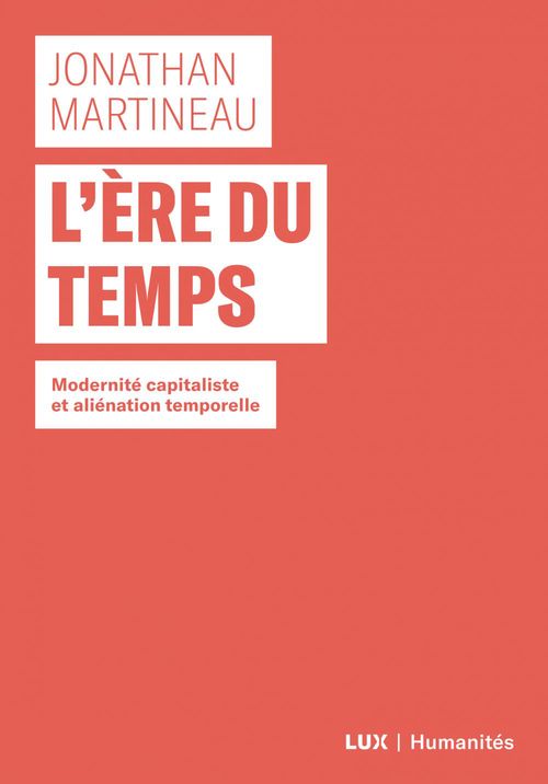 Couverture ebook de L'ère du temps, de Jonathan Martineau