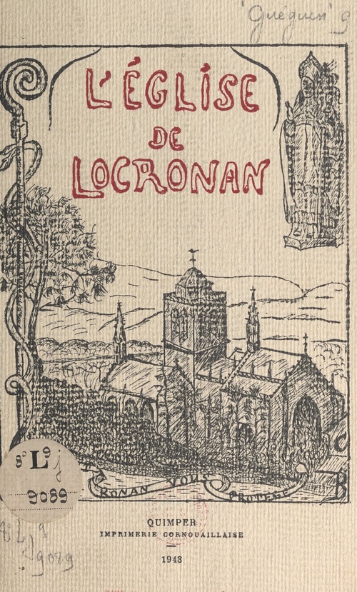Couverture ebook de L'église de Locronan, de J.-R. Gueguen