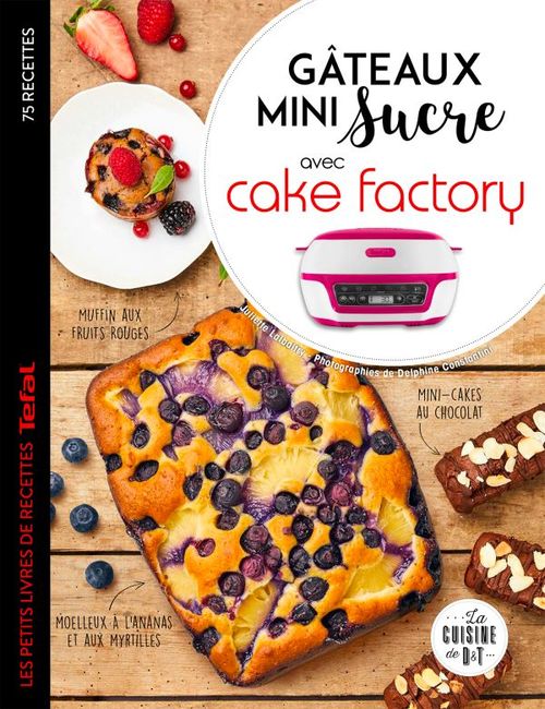 Couverture ebook de Gâteaux mini sucre avec Cake Factory, de Juliette Lalbaltry