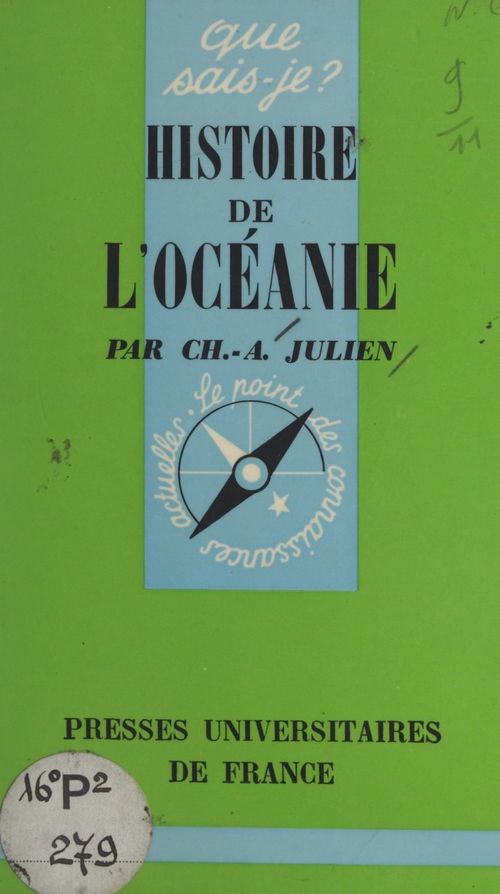 Couverture ebook de Histoire de l'Océanie, de Jean Guiart, Charles-andré Julien