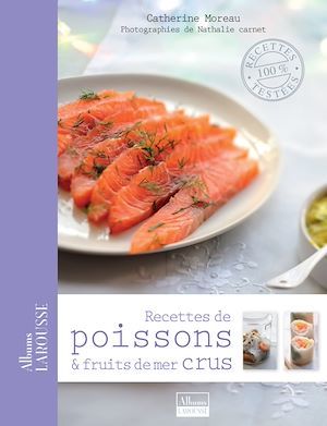 ebook cover of Recettes de poissons et fruits de mer crus, by Nathalie Carnet, Catherine Moreau