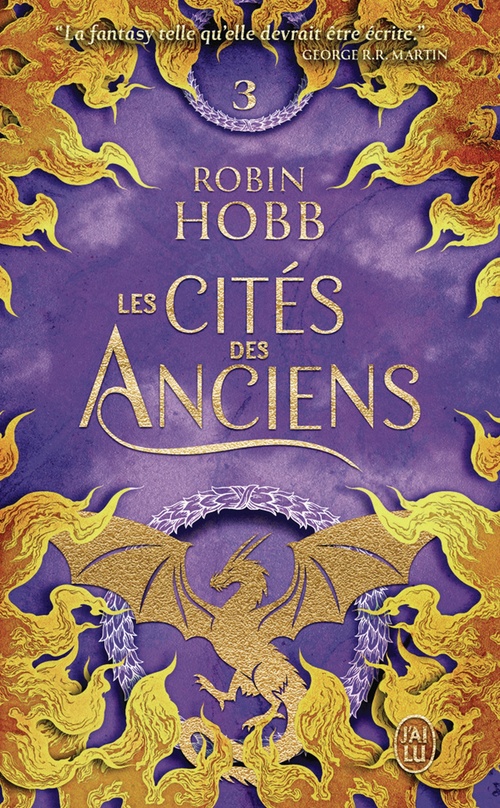 Couverture ebook de Les Cités des Anciens (Tome 3) - La fureur du fleuve, de Robin Hobb