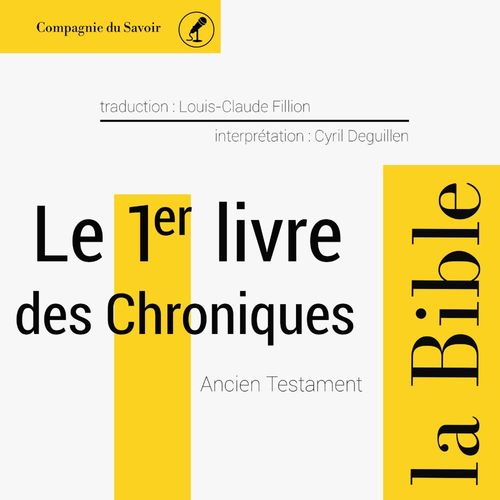 audiobook cover of Le 1er Livre des Chroniques, by Anonyme