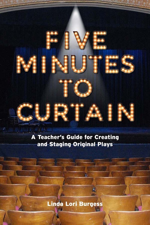 ebook cover of Five Minutes to Curtain, by Linda Lori Burgess