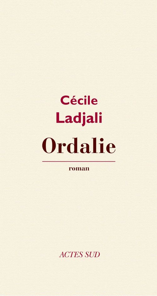 ebook cover of Ordalie, by Cécile Ladjali