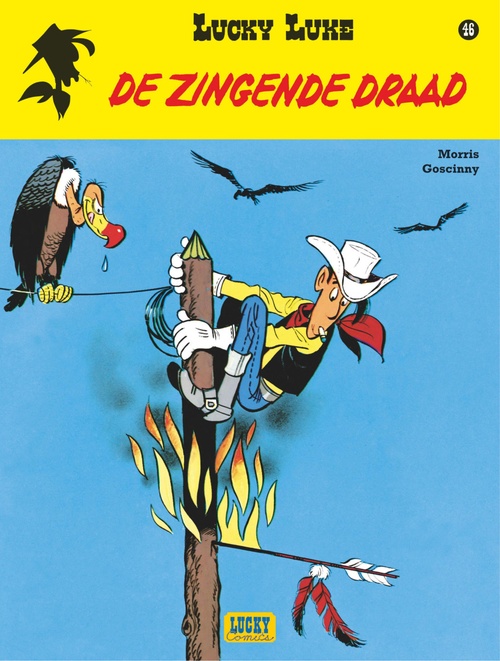 ebook cover of De zingende draad, by Goscinny