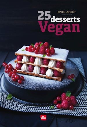 Couverture ebook de 25 desserts Vegan, de Marie Laforêt