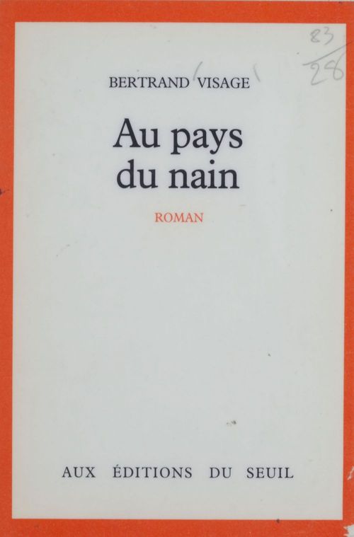 Couverture ebook de Au pays du nain, de Visage Bertrand