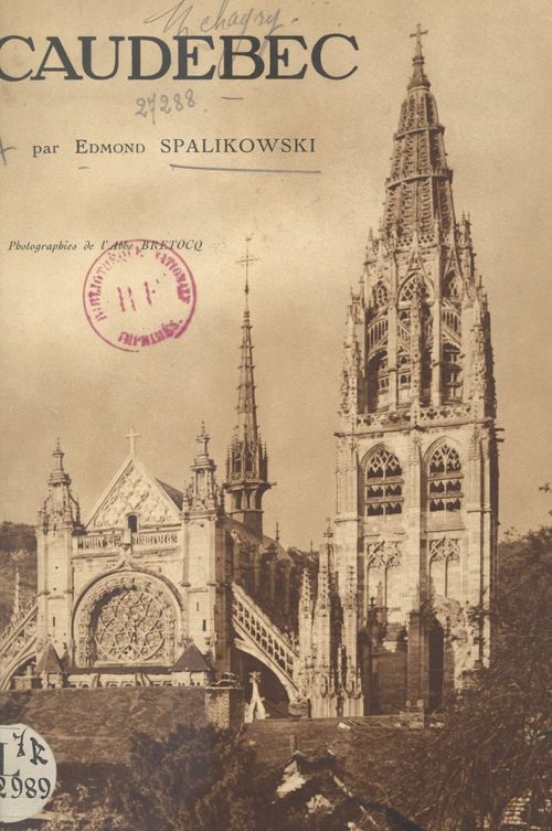 ebook cover of Caudebec, by Edmond Spalikowski