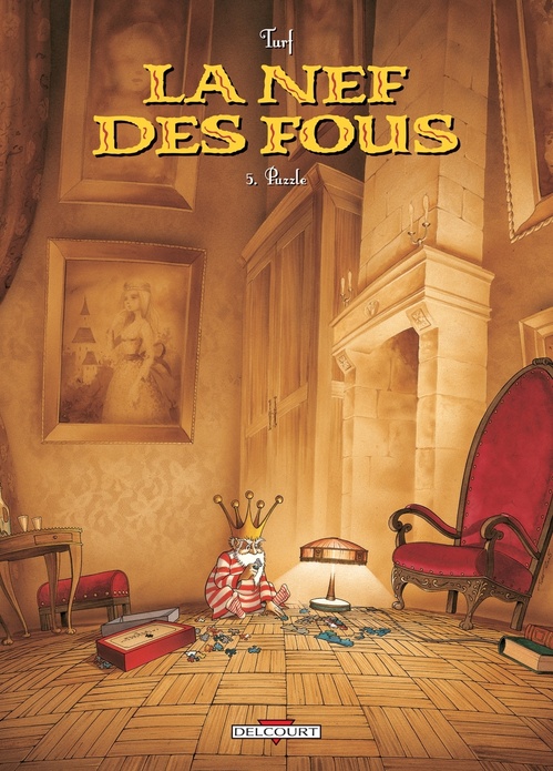 Couverture ebook de La nef des fous T05 - Puzzle, de Turf