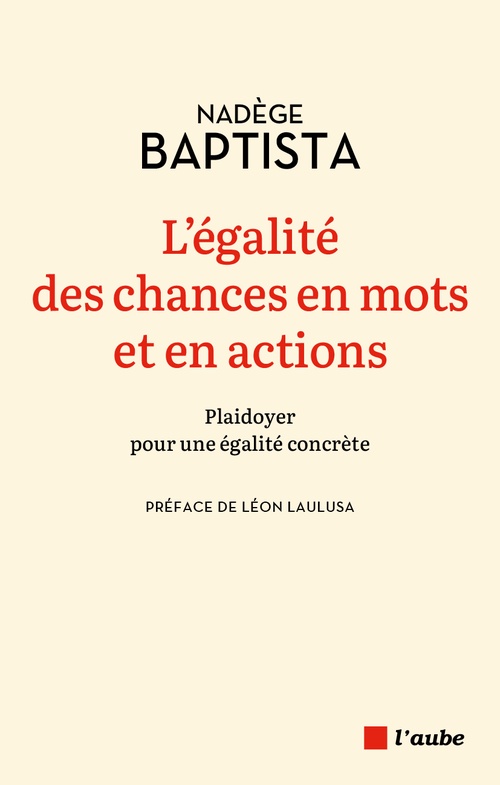 ebook cover of L´égalité des chances en mots et en actions, by Nadège BAPTISTA